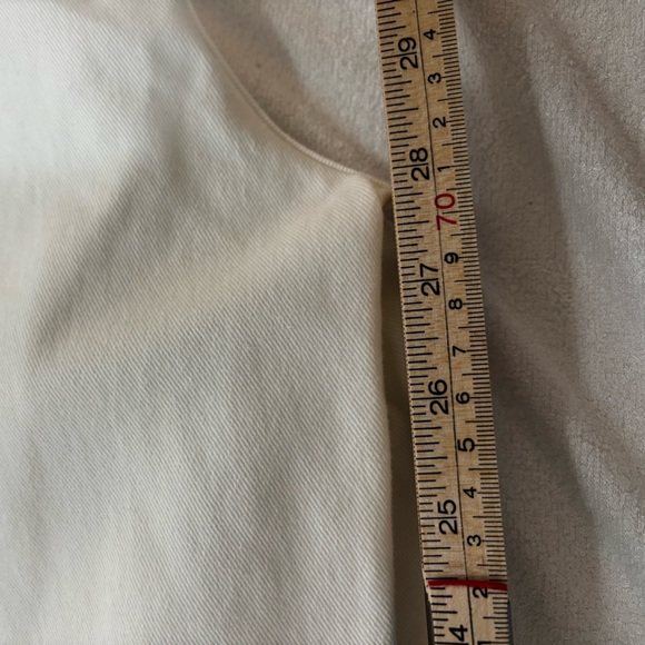 Gloria Vanderbilt Amanda White Denim Jeans Size 14 Short - Picture 7 of 9